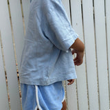 Casper Relaxed Tee - Sky