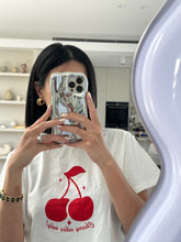 Load image into Gallery viewer, Adult Cheery Vibes Cropped Tee