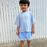 Casper Relaxed Tee - Sky