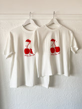 Load image into Gallery viewer, Adult Cheery Vibes Cropped Tee