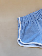 Load image into Gallery viewer, Carter Terry Towelling Shorts - Sky