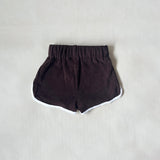 Carter Terry Towelling Shorts - Dark Chocolate