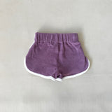 Carter Terry Towelling Shorts - Wisteria