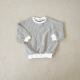 Patterned Pullover - Cream/Grey 2Y SAMPLE