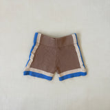 Lennon Knitted Short - Walnut/Blue size M