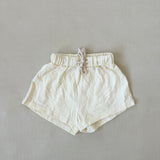Organic Cotton Jersey Shorts - Butter Yellow 3Y SAMPLE