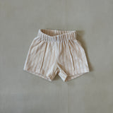 Teo Shorts- Sand stripe Size 3-6M SAMPLE