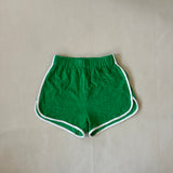 Women's Terry Towelling Shorts - Green size M SAMPLE