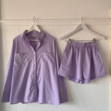 Women's Kirra Cotton Set - Lilac