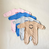 Otto Puff Circle Logo Romper - Pink