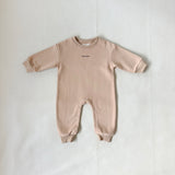 Otto Puff Circle Logo Romper - Fawn