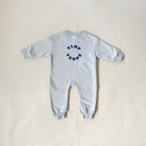 Otto Puff Circle Logo Romper - Grey Marle
