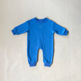 Otto Puff Circle Logo Romper - Ocean