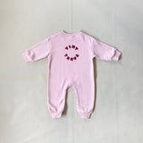 Otto Puff Circle Logo Romper - Pink
