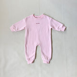 Otto Puff Circle Logo Romper - Pink
