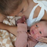 Suvi Waffle Cotton Bodysuit - Clay