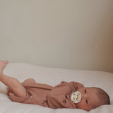 Suvi Waffle Cotton Bodysuit - Clay