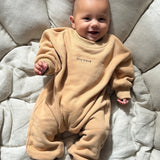 Otto Puff Circle Logo Romper - Fawn