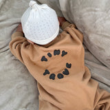Otto Puff Circle Logo Romper - Fawn