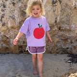 Apple Relaxed Tee - Lilac