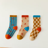 Playful Sock Pack - Blue/Mustard/Red