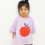 Apple Relaxed Tee - Lilac