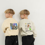 Adventure Cotton Fleece Jumper - Beige Marle