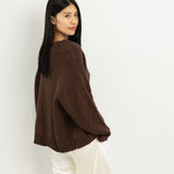 Women's Maeve Knit Cardigan - Chocolate