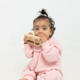 Otto Puff Circle Logo Romper - Pink