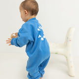 Otto Puff Circle Logo Romper - Ocean