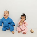 Otto Puff Circle Logo Romper - Ocean