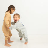 Otto Puff Circle Logo Romper - Fawn