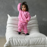 Bindi Puff Tracksuit - Flamingo/Red