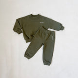 Woodie 3D Logo Tracksuit - Olive