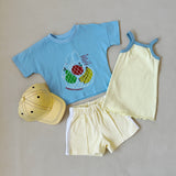 Atlas Cotton Terry Towelling Set - Lemon Drops