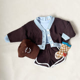 Carter Terry Towelling Shorts - Dark Chocolate