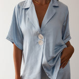 Women's Sora Relaxed Set - Sky Blue