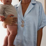 Women's Sora Relaxed Set - Sky Blue