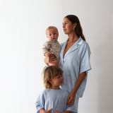 Casper Relaxed Tee - Sky