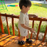 Teddy Waffle Cotton Set - Oat