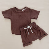 Jude French Terry Set - Cocoa
