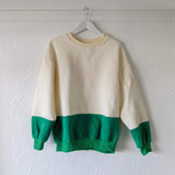 Teen Frankie Colour Block Jumper - Green