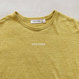 Aria Logo Tee - Saffron/White