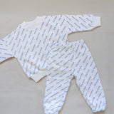 Everest All Over Logo Tracksuit - Chalk/Blue