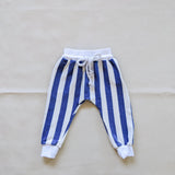 Haze Terry Towel Striped Set - Blue