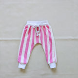 Haze Terry Towel Striped Set - Pink