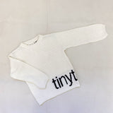 Oakie Logo Knit Jumper - Milk/Black