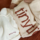 Oakie Logo Knit Jumper - Peach/Cinnamon