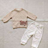 Oakie Logo Knit Jumper - Peach/Cinnamon