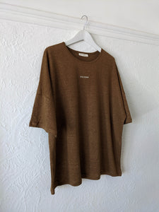 Adult Opie Relaxed Logo Tee - Cappuccino